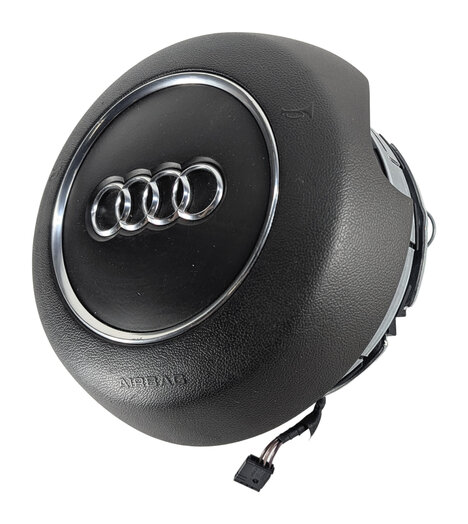 Thumbnail 4: 12-18 AUDI A6 A7 S6 S7 (C7 4G8) 3-SPOKE STEERING WHEEL AIRBAG AIR BAG (BLACK)