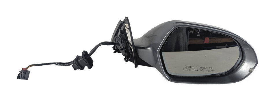 Thumbnail 2: 2012-2013 AUDI A6 (C7) RIGHT PASSENGER HEATED MEMORY AUTODIM DOOR MIRROR (Gray)