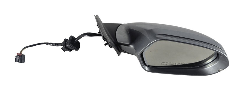 Thumbnail 3: 2012-2013 AUDI A6 (C7) RIGHT PASSENGER HEATED MEMORY AUTODIM DOOR MIRROR (Gray)