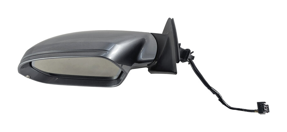 Thumbnail 3: 2012-2013 AUDI A6 (C7 4G) LEFT DRIVER HEATED MEMORY AUTODIM DOOR MIRROR (Gray)