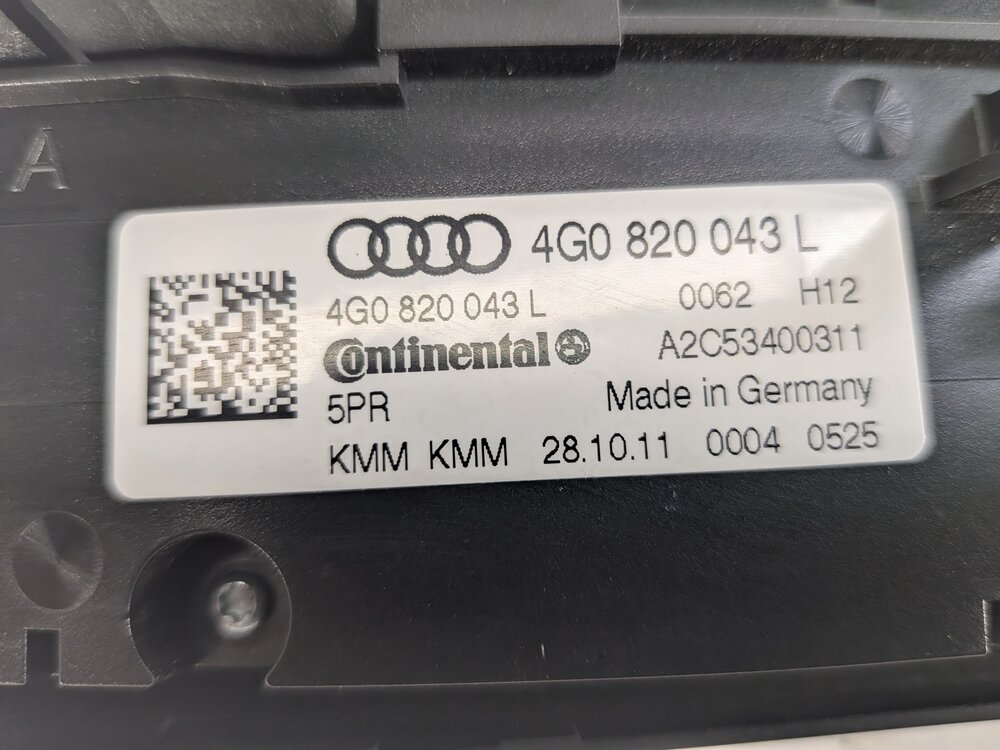 Thumbnail 8: 2012-2017 AUDI A6 S6 A7 S7 (C7 4G8) FRONT HEATER A/C TEMPERATURE CONTROL PANEL