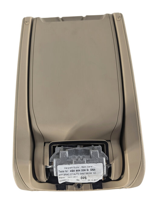 Thumbnail 9: 2011-2017 AUDI A6 A7 S6 S7 (C7 4G8) FRONT CENTER CONSOLE ARMREST LID (Beige)