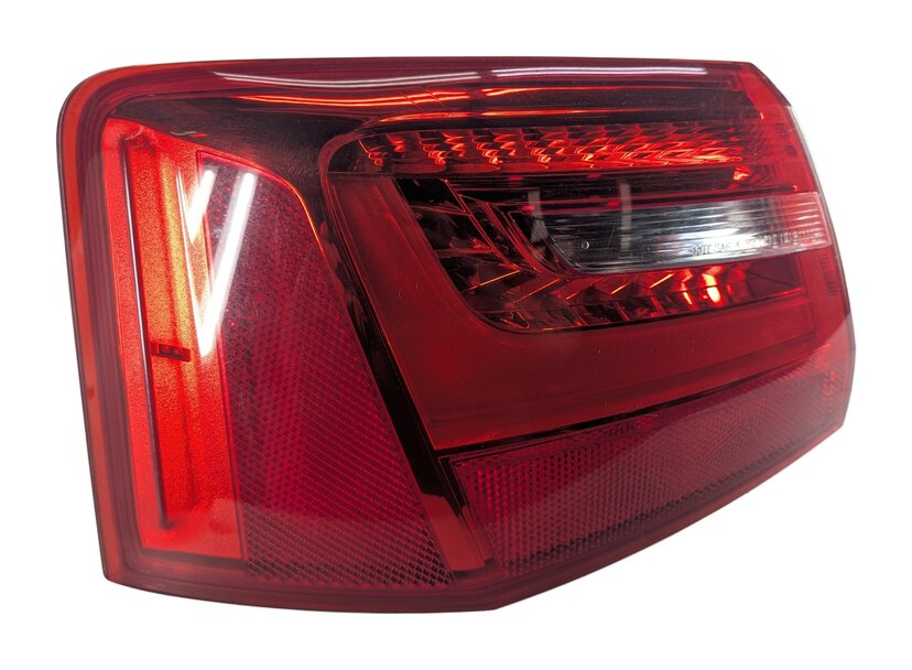 2012-2015 AUDI A6 S6 (C7) LEFT DRIVER OUTER TAILLIGHT BRAKE LIGHT LAMP (LED)
