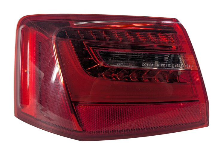 Thumbnail 2: 2012-2015 AUDI A6 S6 (C7) LEFT DRIVER OUTER TAILLIGHT BRAKE LIGHT LAMP (LED)