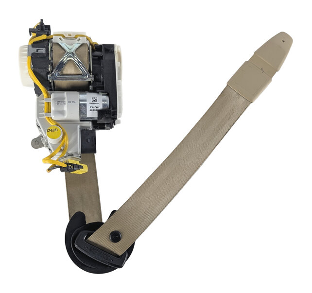 Thumbnail 3: 2012-2017 AUDI A6 S6 (C7) RIGHT FRONT PASSENGER SEATBELT RETRACTOR (Beige)