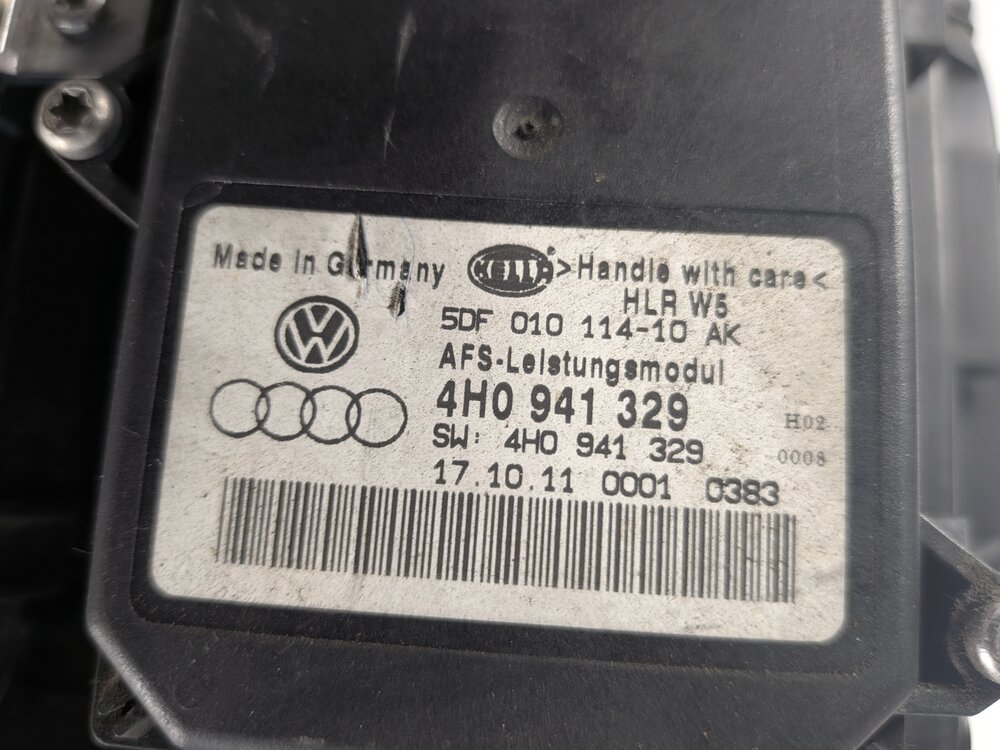 Thumbnail 10: 12-15 AUDI A6 S6 (C7 4G) LEFT DRIVER XENON HID HEADLIGHT w/ ADAPTIVE AFS LED DRL