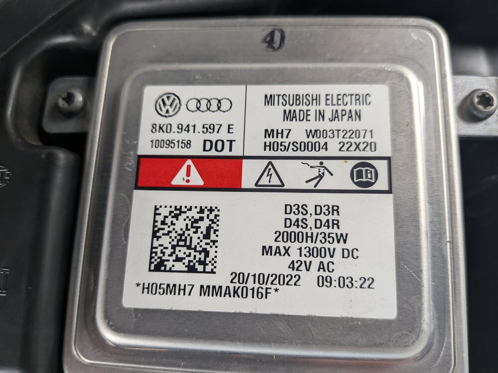Thumbnail 9: 12-15 AUDI A6 S6 (C7 4G) LEFT DRIVER XENON HID HEADLIGHT w/ ADAPTIVE AFS LED DRL