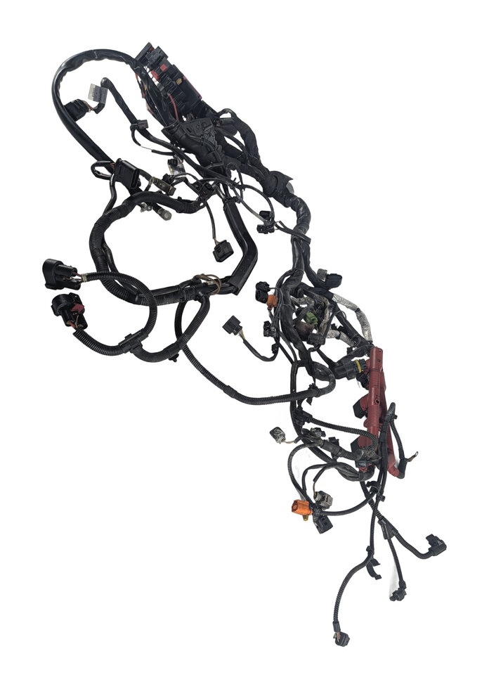 Thumbnail 4: 2012 AUDI A6 (C7 4G) 3.0L CGXB ENGINE WIRE WIRING HARNESS LOOM w/ FUSE RELAY BOX