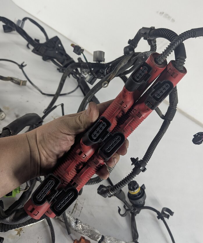 Thumbnail 8: 2012 AUDI A6 (C7 4G) 3.0L CGXB ENGINE WIRE WIRING HARNESS LOOM w/ FUSE RELAY BOX