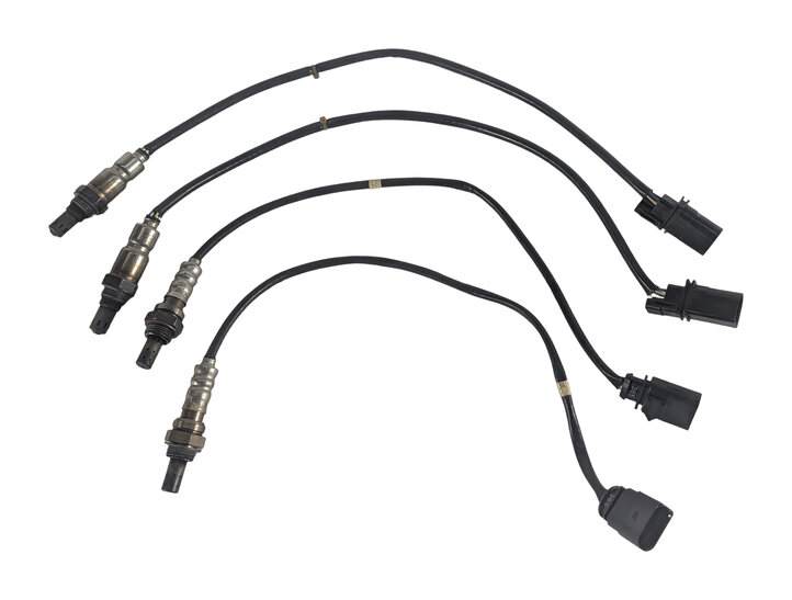 Thumbnail 3: 2012 AUDI A6 (C7 4G) 3.0L (CGXB) ENGINE EXHAUST OXYGEN O2 LAMBDA SENSOR SET/4
