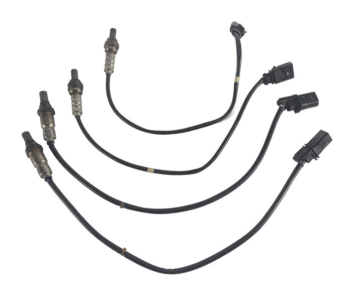 Thumbnail 7: 2012 AUDI A6 (C7 4G) 3.0L (CGXB) ENGINE EXHAUST OXYGEN O2 LAMBDA SENSOR SET/4