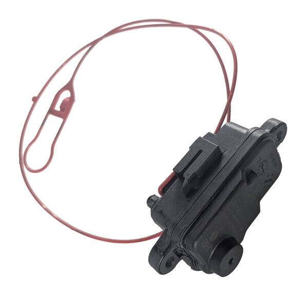2012 AUDI A6 (C7 4G) FUEL GAS DOOR LID LOCK ACTUATOR w/ EMERGENCY RELEASE CABLE