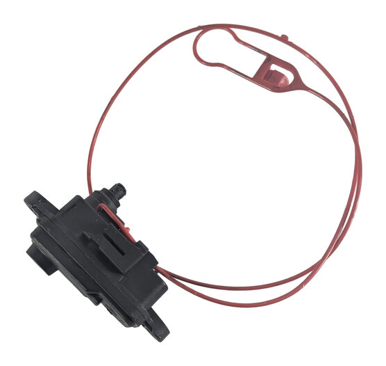 Thumbnail 3: 2012 AUDI A6 (C7 4G) FUEL GAS DOOR LID LOCK ACTUATOR w/ EMERGENCY RELEASE CABLE