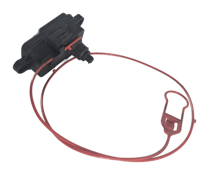 Thumbnail 4: 2012 AUDI A6 (C7 4G) FUEL GAS DOOR LID LOCK ACTUATOR w/ EMERGENCY RELEASE CABLE
