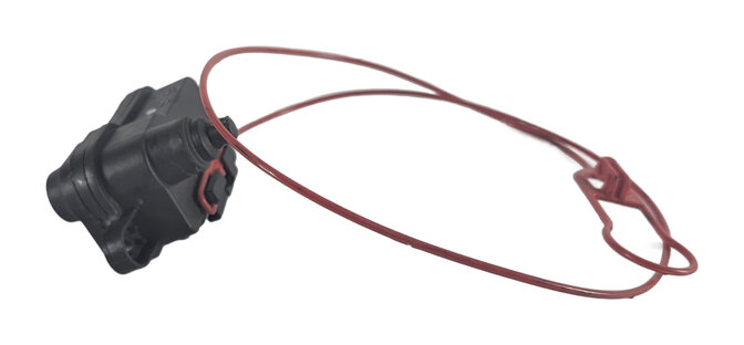 Thumbnail 6: 2012 AUDI A6 (C7 4G) FUEL GAS DOOR LID LOCK ACTUATOR w/ EMERGENCY RELEASE CABLE