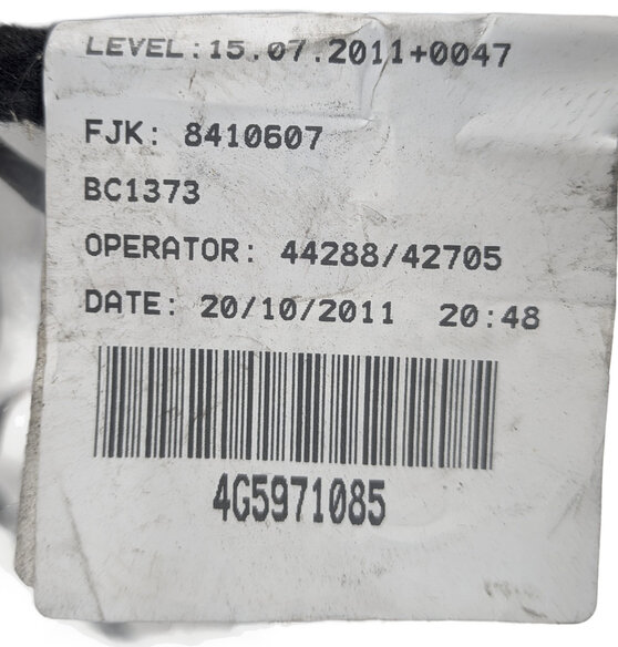 Thumbnail 11: 2012 AUDI A6 (C7 4G) REAR PARK ASSIST PDC SENSOR SET/4 w/ WIRE HARNESS (Gray)