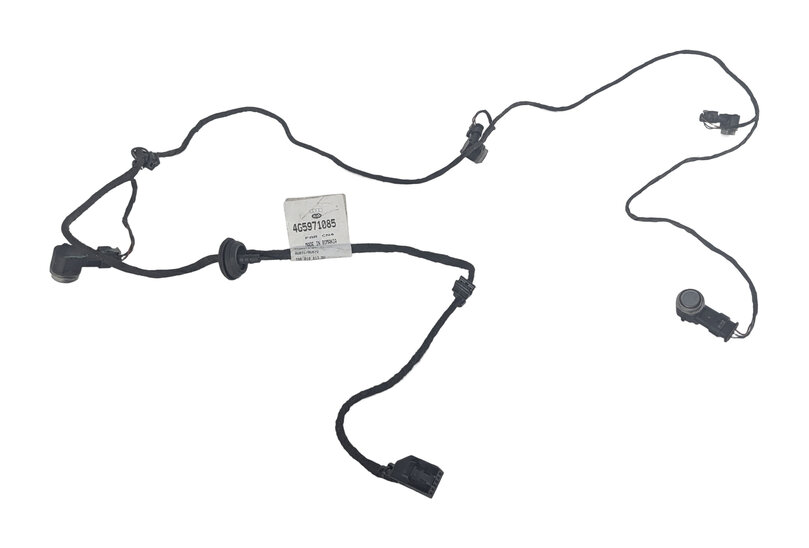 Thumbnail 4: 2012 AUDI A6 (C7 4G) REAR PARK ASSIST PDC SENSOR SET/4 w/ WIRE HARNESS (Gray)