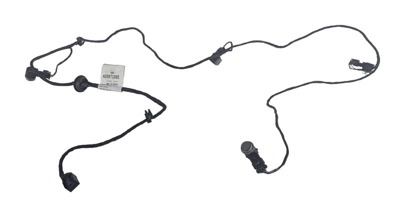 Thumbnail 5: 2012 AUDI A6 (C7 4G) REAR PARK ASSIST PDC SENSOR SET/4 w/ WIRE HARNESS (Gray)