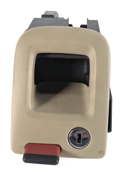 Thumbnail 2: 2012 AUDI A6 (C7 4G) REAR LEFT SEAT BACK RELEASE LATCH HANDLE w/ LOCK (Beige)