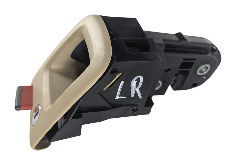 Thumbnail 4: 2012 AUDI A6 (C7 4G) REAR LEFT SEAT BACK RELEASE LATCH HANDLE w/ LOCK (Beige)