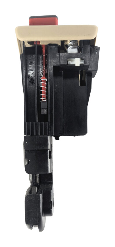 Thumbnail 7: 2012 AUDI A6 (C7 4G) REAR LEFT SEAT BACK RELEASE LATCH HANDLE w/ LOCK (Beige)
