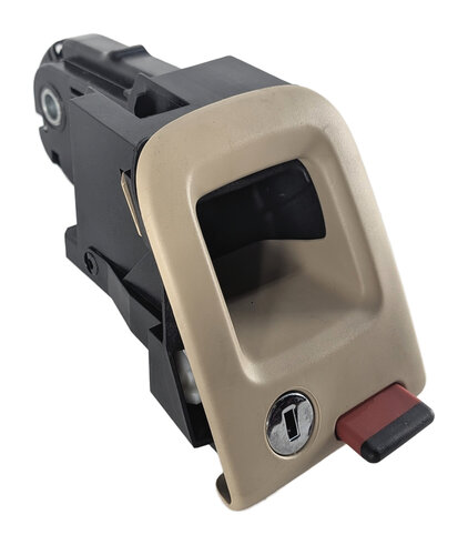 2012 AUDI A6 (C7 4G) REAR RIGHT SEAT BACK RELEASE LATCH HANDLE w/ LOCK (Beige)