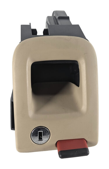 Thumbnail 2: 2012 AUDI A6 (C7 4G) REAR RIGHT SEAT BACK RELEASE LATCH HANDLE w/ LOCK (Beige)