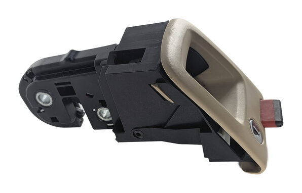 Thumbnail 5: 2012 AUDI A6 (C7 4G) REAR RIGHT SEAT BACK RELEASE LATCH HANDLE w/ LOCK (Beige)