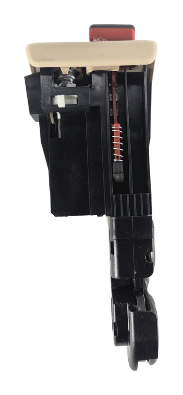 Thumbnail 7: 2012 AUDI A6 (C7 4G) REAR RIGHT SEAT BACK RELEASE LATCH HANDLE w/ LOCK (Beige)