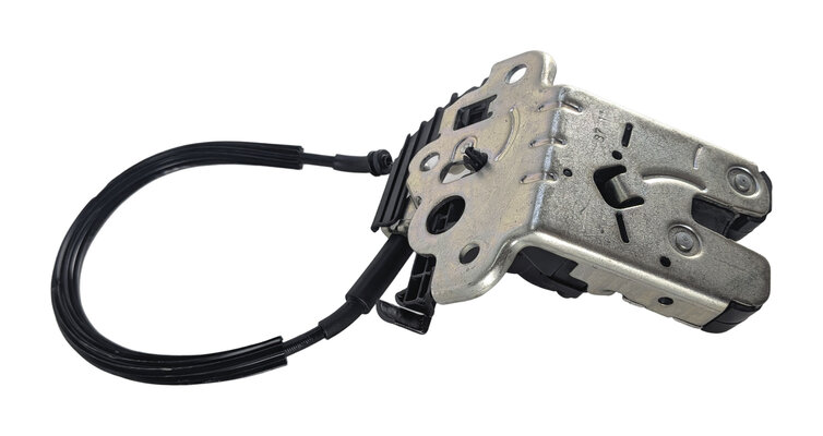 Thumbnail 4: 2012 AUDI A6 (C7 4G) REAR TRUNK DECK LID LOCK LATCH ACTUATOR w/ RELEASE CABLE