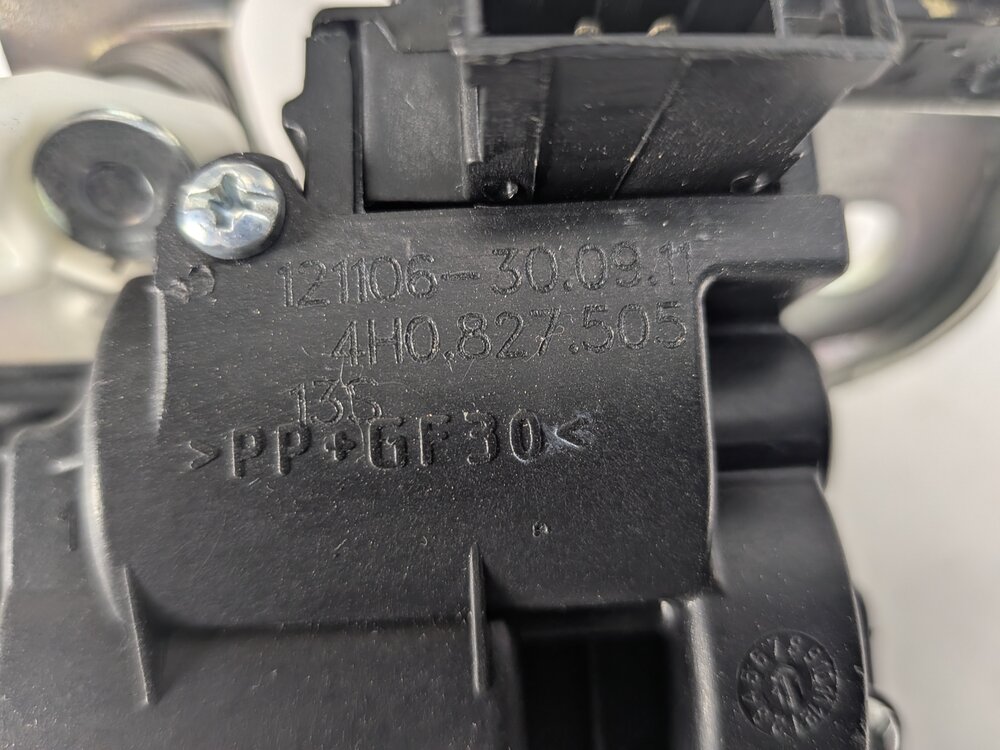Thumbnail 9: 2012 AUDI A6 (C7 4G) REAR TRUNK DECK LID LOCK LATCH ACTUATOR w/ RELEASE CABLE