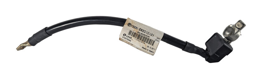 2012 AUDI A6 (C7 4G) 3.0L NEGATIVE GROUND BATTERY CABLE w/ IBS MONITOR SENSOR
