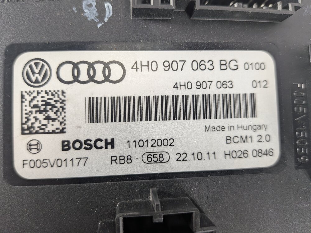 Thumbnail 11: 2012 AUDI A6 (C7 4G) ONBOARD POWER SUPPLY BCM BODY CONTROL MODULE COMPUTER UNIT