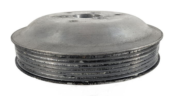 Thumbnail 2: 2012 AUDI A6 (C7 4G) 3.0L (CGXB) ENGINE WATER COOLANT PUMP DRIVE BELT PULLEY
