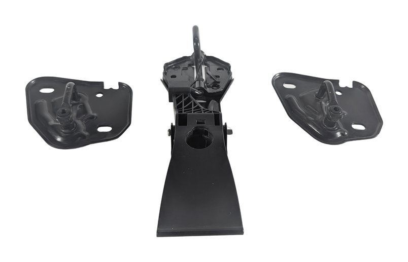 Thumbnail 2: 2012 AUDI A6 (C7 4G) FRONT HOOD LID LATCH STRIKER PLATE w/ SAFETY CATCH SET/3