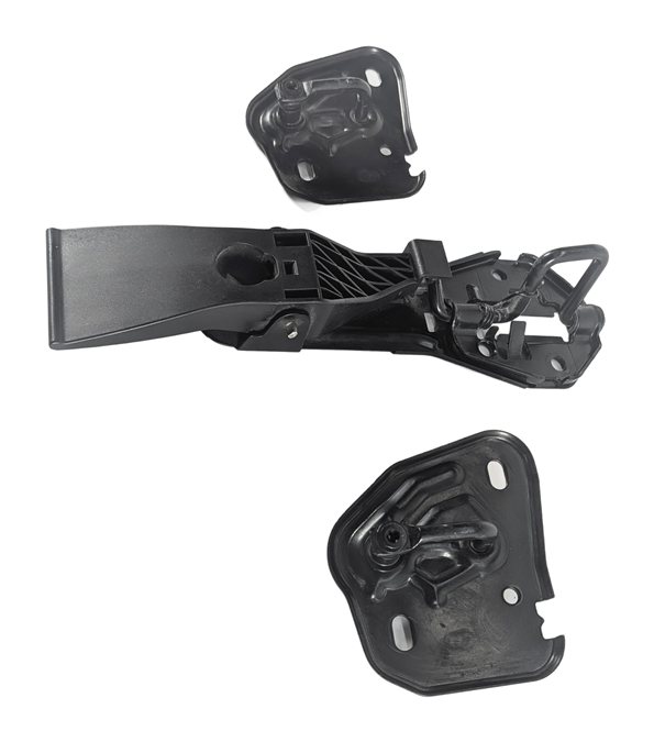 Thumbnail 4: 2012 AUDI A6 (C7 4G) FRONT HOOD LID LATCH STRIKER PLATE w/ SAFETY CATCH SET/3