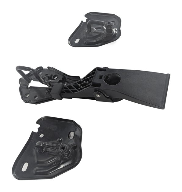 Thumbnail 5: 2012 AUDI A6 (C7 4G) FRONT HOOD LID LATCH STRIKER PLATE w/ SAFETY CATCH SET/3