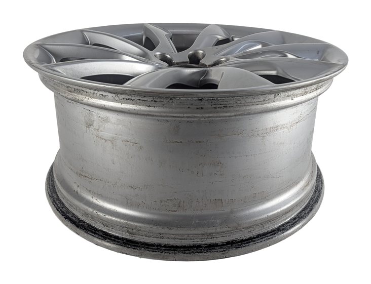Thumbnail 3: 2015-2018 AUDI A5 QUATTRO B8 8T 19x8.5 10-SPOKE OEM ALLOY WHEEL RIM 8T0601025BR