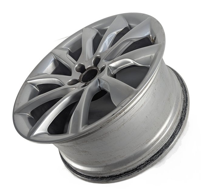 Thumbnail 4: 2015-2018 AUDI A5 QUATTRO B8 8T 19x8.5 10-SPOKE OEM ALLOY WHEEL RIM 8T0601025BR