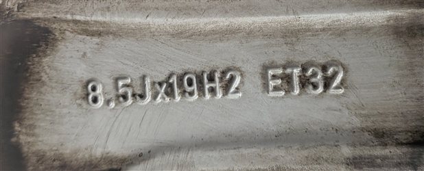 Thumbnail 8: 2015-2018 AUDI A5 QUATTRO B8 8T 19x8.5 10-SPOKE OEM ALLOY WHEEL RIM 8T0601025BR