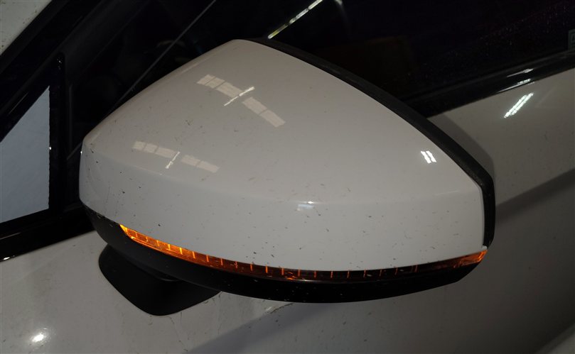 Thumbnail 10: 15-20 AUDI A3 S3 (8V) LEFT DRIVER DOOR MIRROR HEATED BLIND SPOT SIGNAL (White)