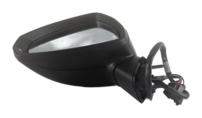 Thumbnail 2: 15-20 AUDI A3 S3 (8V) LEFT DRIVER DOOR MIRROR HEATED BLIND SPOT SIGNAL (White)