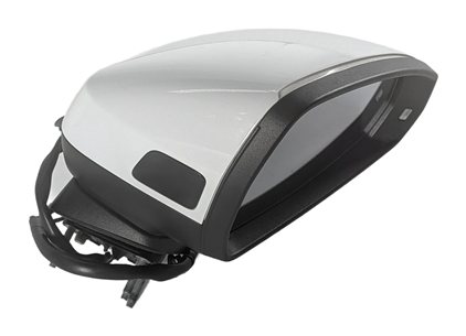 15-19 AUDI A3 S3 8V RIGHT PASSENGER DOOR MIRROR HEATED BLIND SPOT SIGNAL (White)