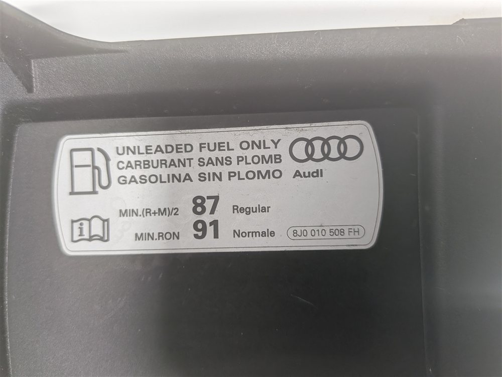 Thumbnail 10: 15-18 AUDI A3 S3 8V FUEL TANK FILLER GAS TANK DOOR FLAP COVER w/HOUSING (White)