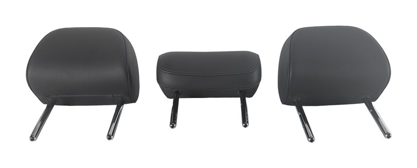 Thumbnail 2: 2015-2020 AUDI A3 (8V) REAR SEAT LEFT CENTER & RIGHT HEADREST SET-3 (Black)