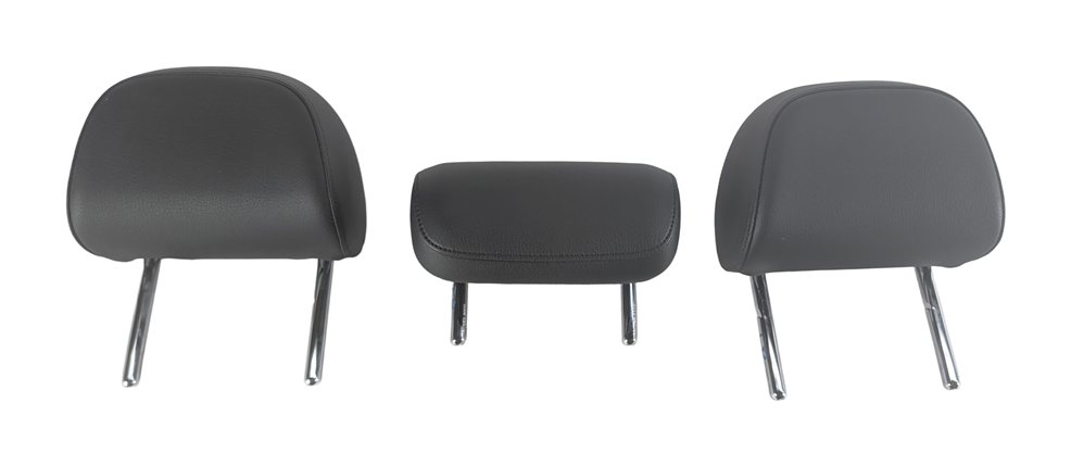 Thumbnail 3: 2015-2020 AUDI A3 (8V) REAR SEAT LEFT CENTER & RIGHT HEADREST SET-3 (Black)