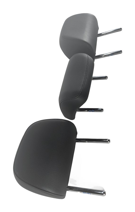 Thumbnail 5: 2015-2020 AUDI A3 (8V) REAR SEAT LEFT CENTER & RIGHT HEADREST SET-3 (Black)
