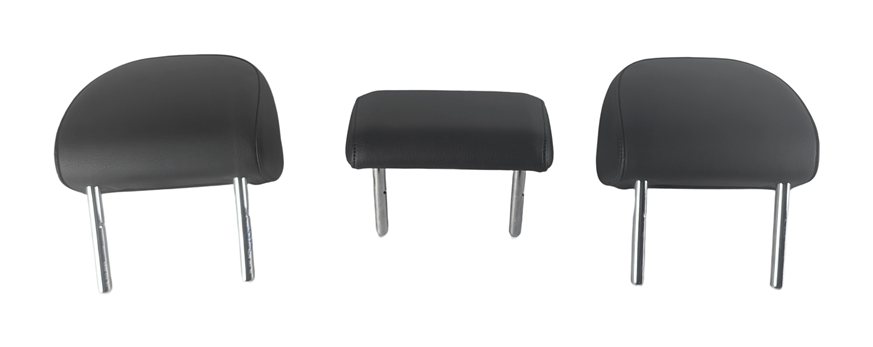 Thumbnail 8: 2015-2020 AUDI A3 (8V) REAR SEAT LEFT CENTER & RIGHT HEADREST SET-3 (Black)