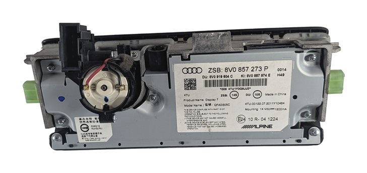 Thumbnail 8: 17-20 AUDI A3 S3 RS3 8V FRONT CENTER DASH INFORMATION MEDIA DISPLAY SCREEN