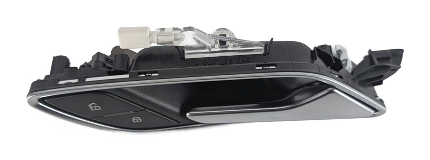 Thumbnail 7: 15-20 AUDI A3 S3 (8V) REAR RIGHT INTERIOR DOOR HANDLE w/ LOCK SWITCH BUTTON